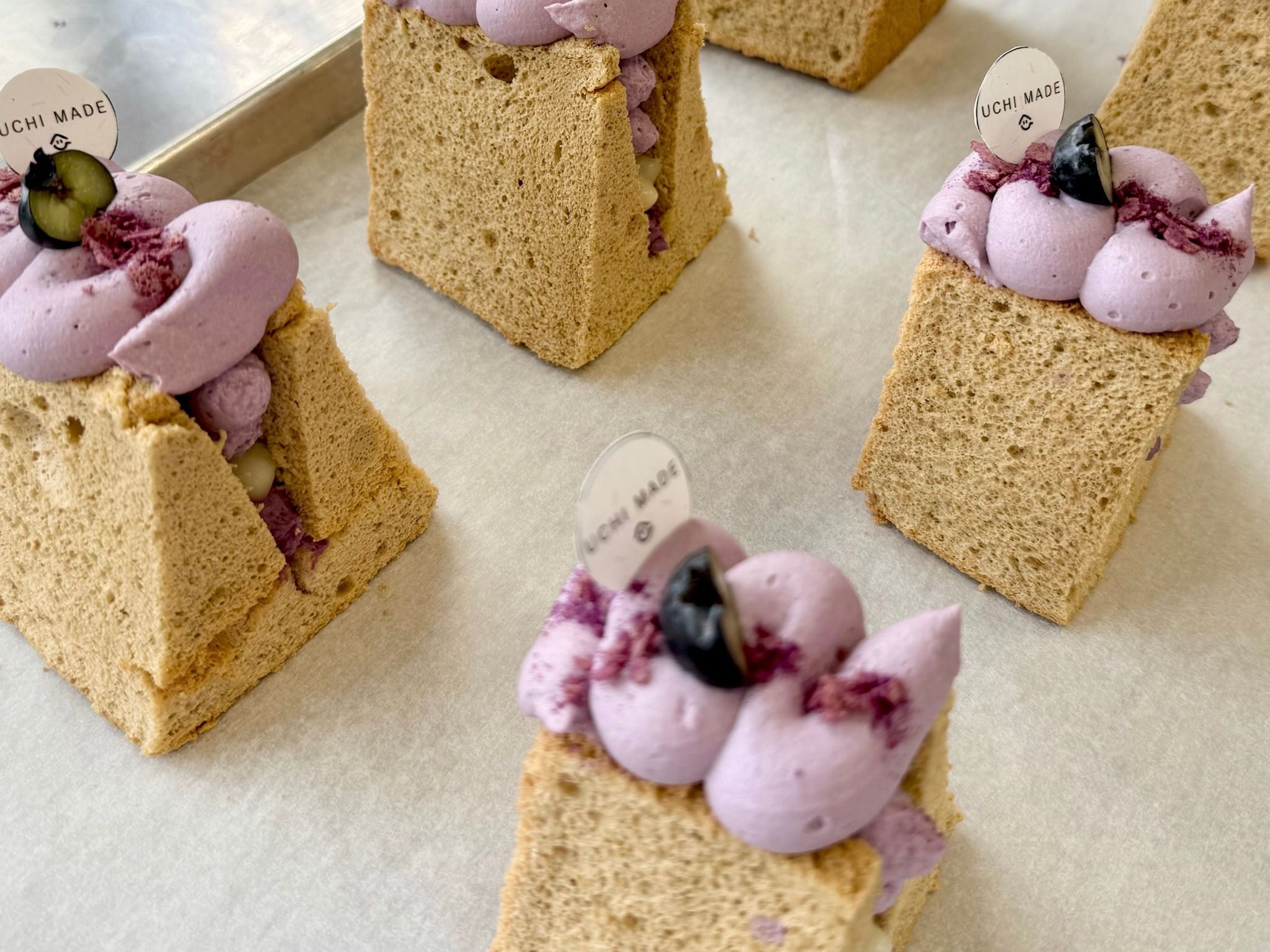 紫薯麻糬戚風 | Pureple Sweet Potato Mochi