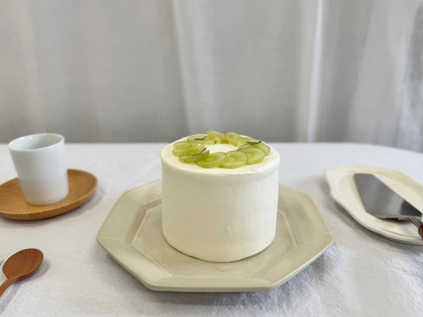 鐵觀音香印青提戚風蛋糕 | Tieguanyin Kyoho Grape Chiffon