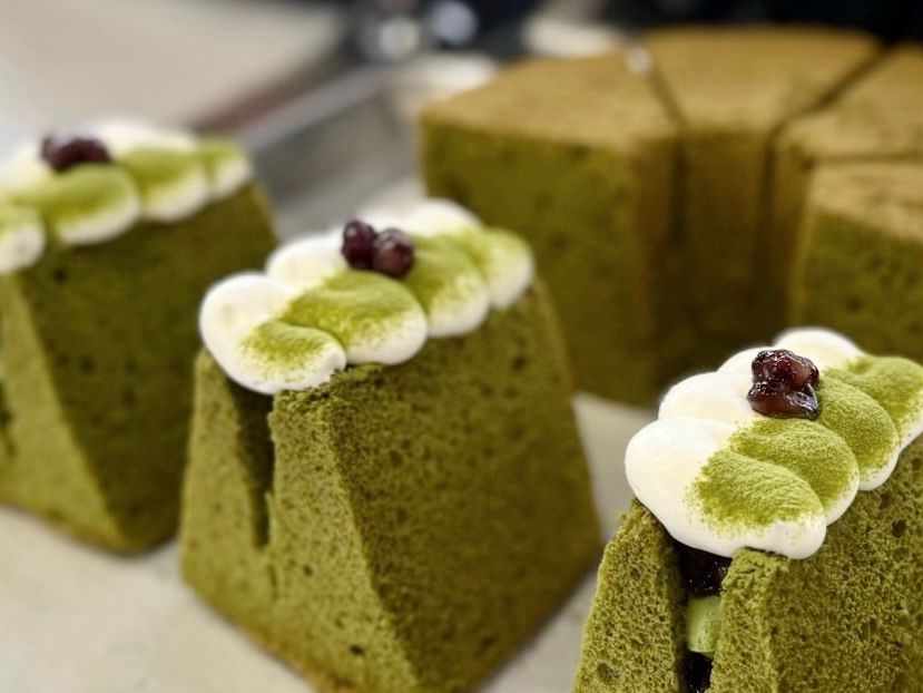 西村小倉宇冶抹茶戚風 | Nishimura Uji Matcha Red Bean