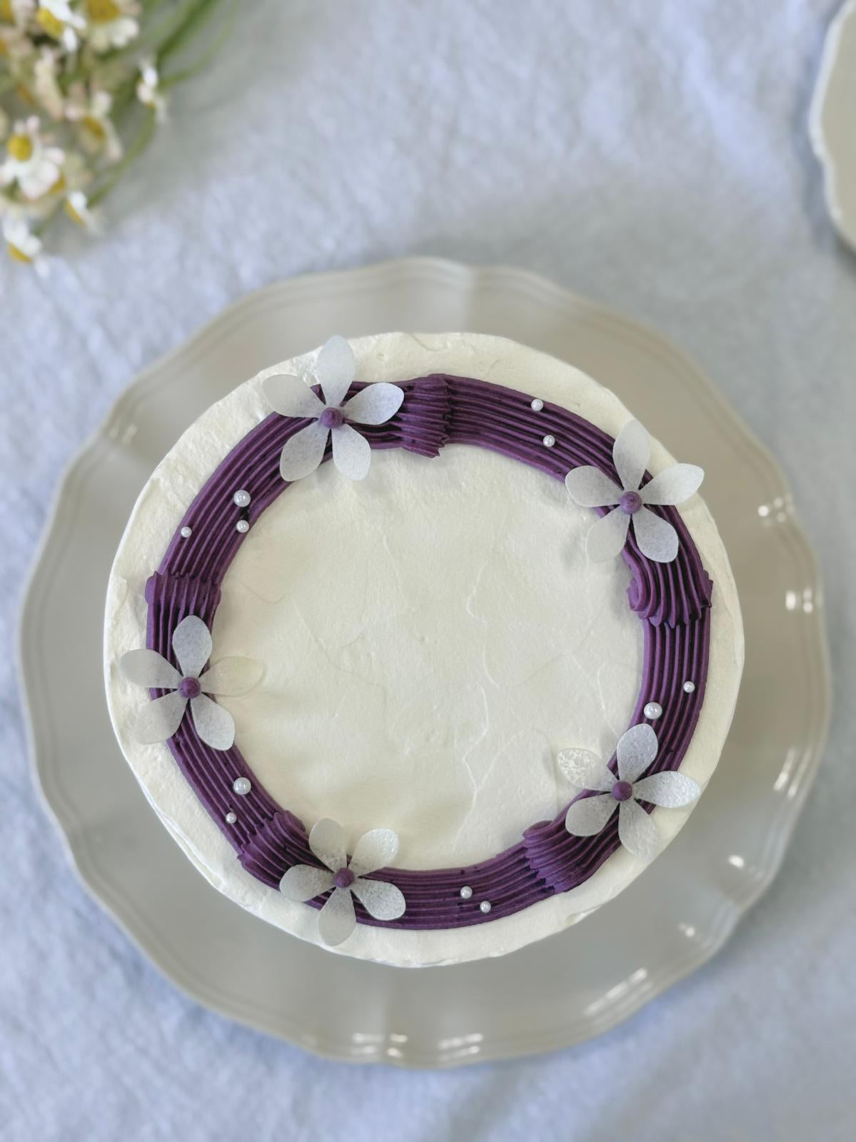 紫薯麻糬戚風蛋糕 | Purple Sweet Potato & Mochi Chiffon [母親節限定]