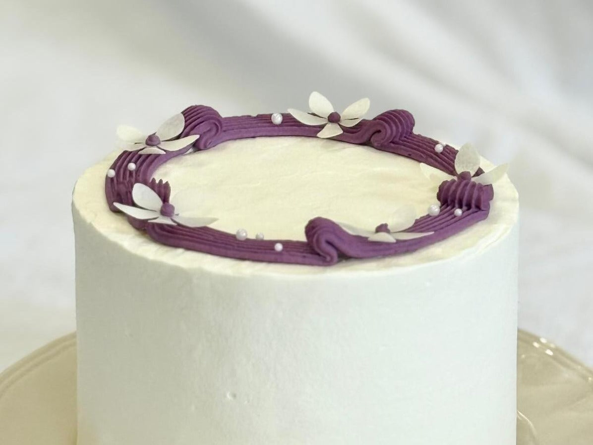 紫薯麻糬戚風蛋糕 | Purple Sweet Potato & Mochi Chiffon [母親節限定]