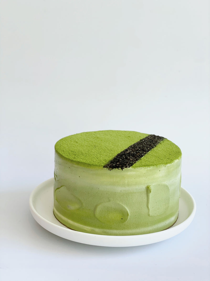 抹茶黑芝麻蛋糕丨Matcha Sesame Cake